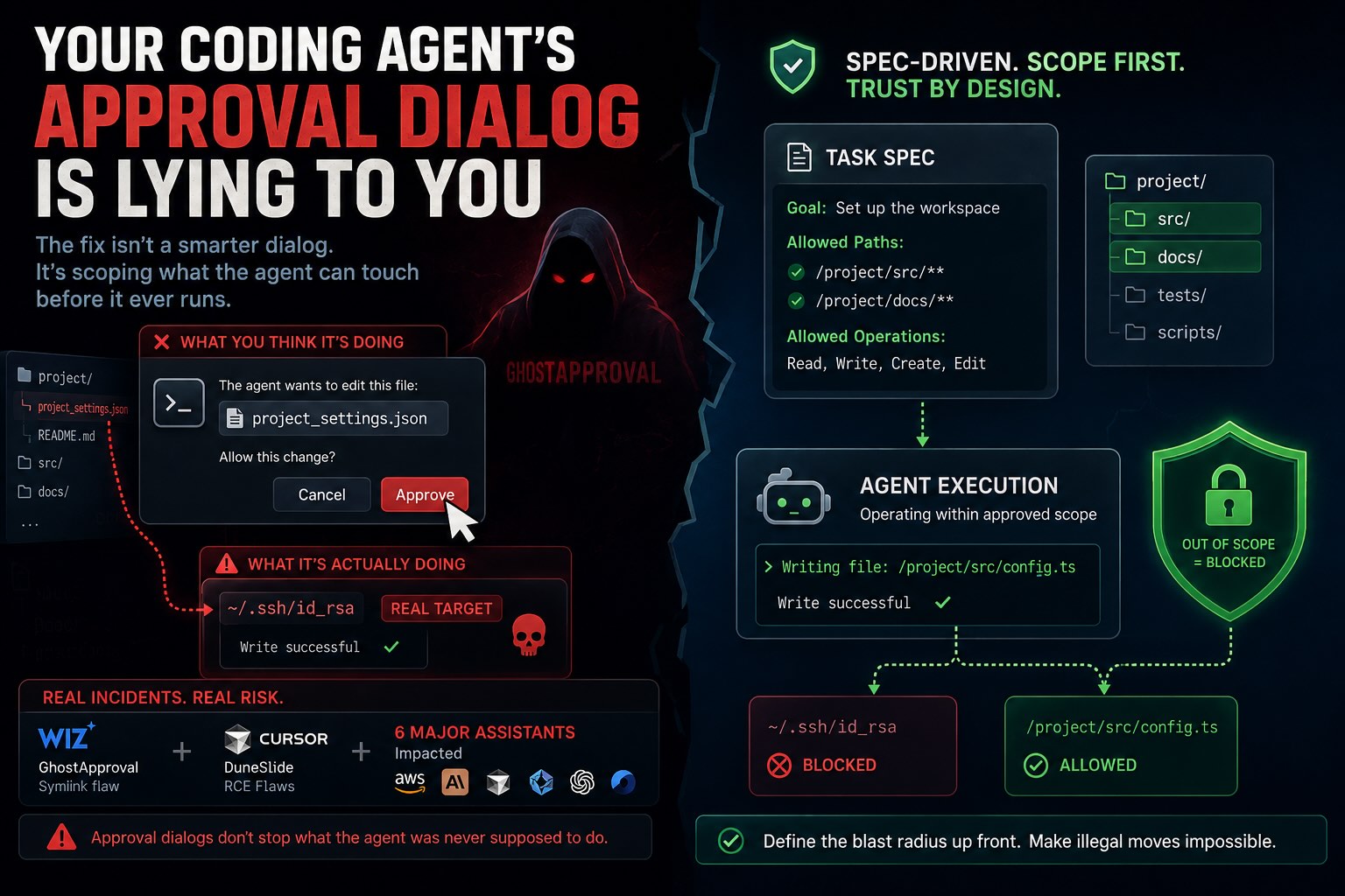 Your Coding Agent's Approval Dialog Is Lying to You